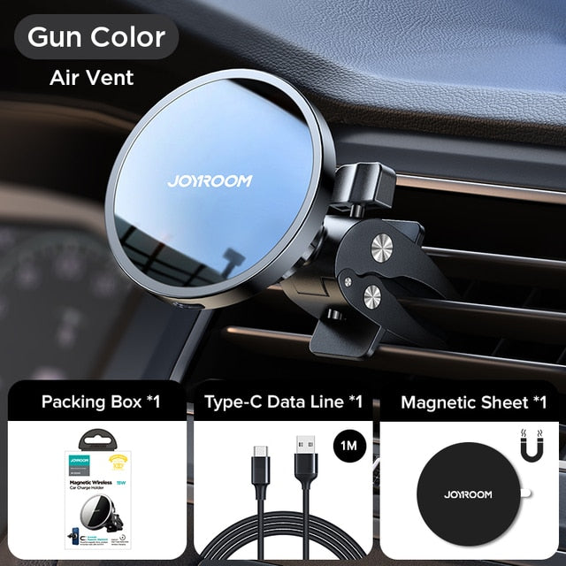 Magnetic Car Phone Holder Wireless Charger