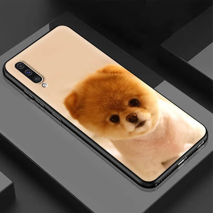 Cute Dog Phone Case for Samsung Galaxy A21S A50 A70 A12 A10 A10S A02S A20E A40 A20 A51 A71 A30 Soft Coque Capa