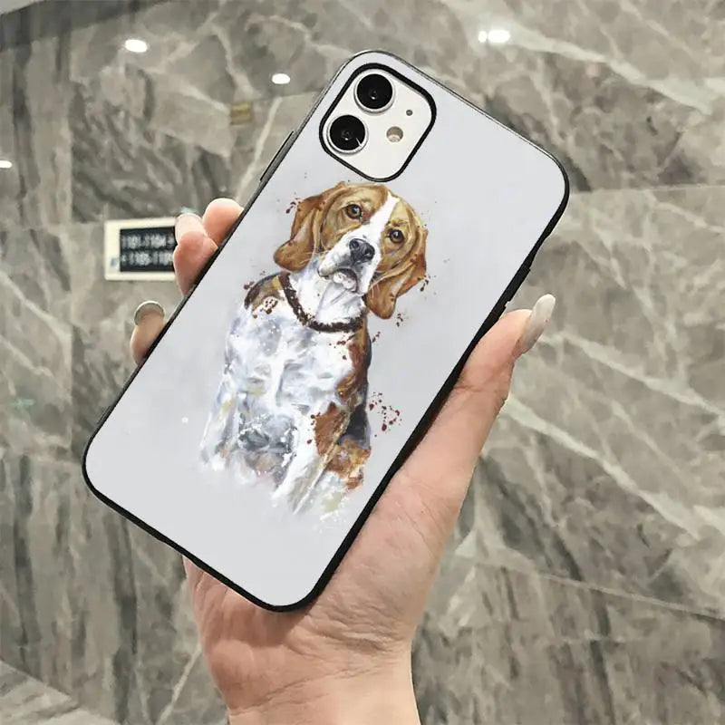 MaiYaCa Beagle Dog Phone Case for iphone 13 11 12 pro XS MAX 8 7 6 6S Plus X 5S SE 2020 XR cover