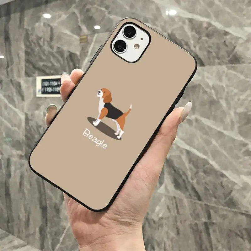 MaiYaCa Beagle Dog Phone Case for iphone 13 11 12 pro XS MAX 8 7 6 6S Plus X 5S SE 2020 XR cover