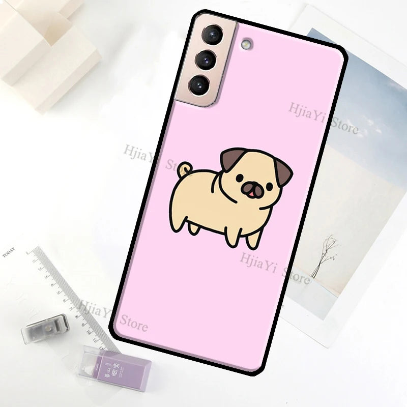 Funny Pug Dog Case For Samsung Galaxy