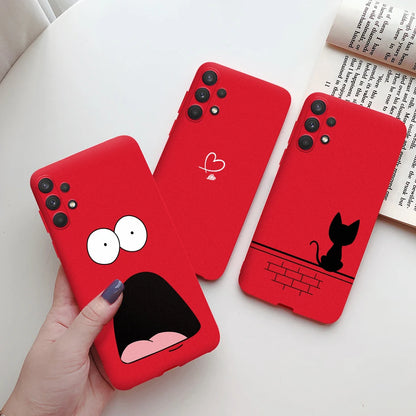 For Samsung A32 5G 4G A325F Phone Case Soft Bumper TPU Silicon Back Cover For Samsung Galaxy A32 a 32 5G 4g Shockproof Cute Case