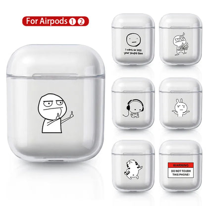 Case For AirPods 3 Case Cover Coque Wireless headphones Transparent TPU Soft Cover Air Pods Funda Capa 3