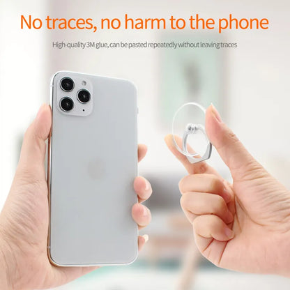 Universal Mobile Phone Holder Stand Finger Ring Magnetic For cute Cell Smart Phone Transparent holder for iphone 11 12 XS MAX