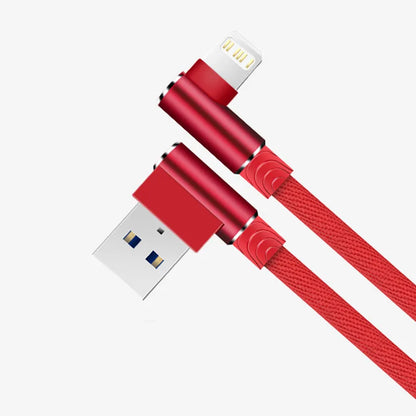 90 Degree USB Data wire Fast Charger Cable for iPhone 12 11 Pro 14 13 MiNi XR XS MAX 7 8 6S Plus SE Original Charging cord 2m 3m