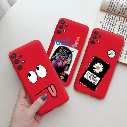 For Samsung A32 5G 4G A325F Phone Case Soft Bumper TPU Silicon Back Cover For Samsung Galaxy A32 a 32 5G 4g Shockproof Cute Case