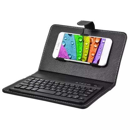 Hot Bluetooth-Compatible Keyboard Portable Smart Phone Wireless Keyboard with Protective Cover Case For iPhone Mobile Cell Phone