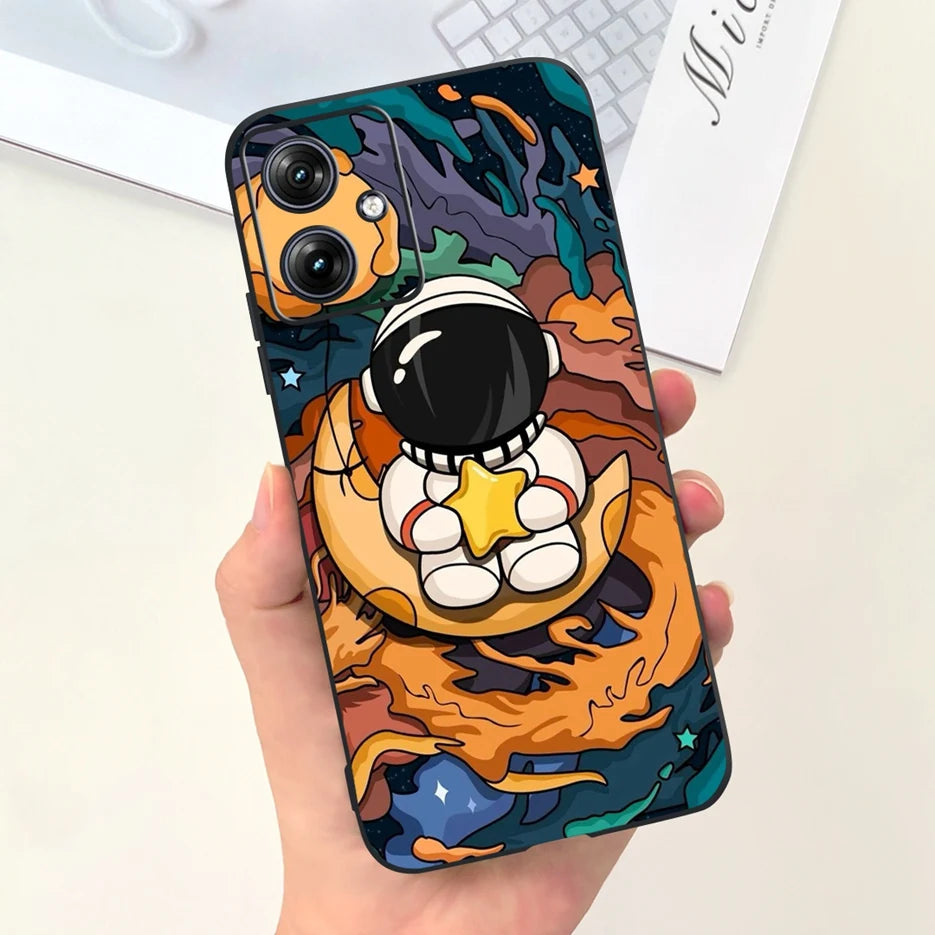 For Motorola Moto G54 Case MotoG84 XT2347 Cute Fashion Cartoon Cover Soft Silicone Phone Case For Moto G84 G 54 84 MotoG54 Shell