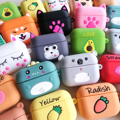 cute For airpods pro case Silicone Wireless Headphone Case Earphone 2022 For Airpods pro 2 Case Cover accessories Protective