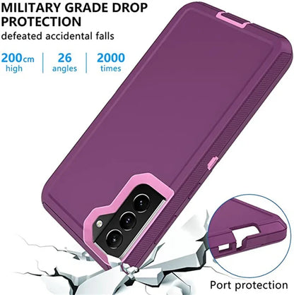 Defender Case for Samsung Galaxy S20 S21 FE S22 S23 S24 Ultra S9 S10 Plus S10E Note 20 9 10 Plus Case ShockProof Aqua Cover