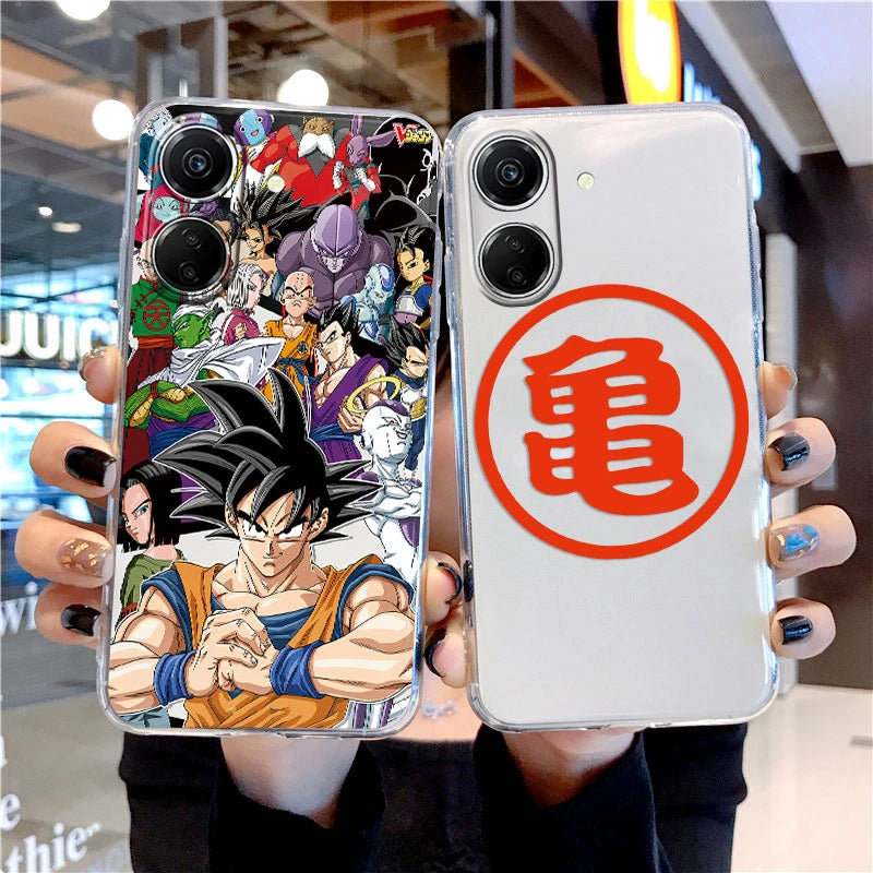 Anime Silicone Case For Xiaomi Redmi 13C 13 C Capa Fundas Soft Bags Transparent Clear Dragons-Balls Son-Gokus Silicone TPU Cover