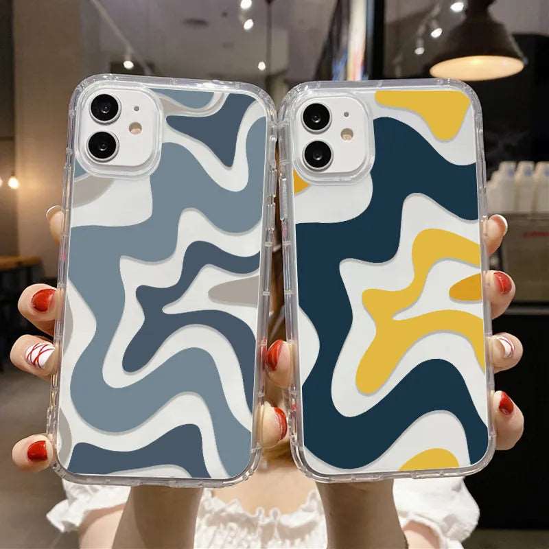 Abstract Cases For Samsung S23 Ultra Fundas S22 Plus S21 S20 FE Note 20 Ultra A54 A53 M14 M32 M23 M13 A72 A81 A70 A73 Soft Cover