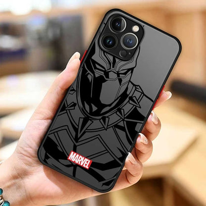 Phone Case For Apple iPhone 11 12 13 14 15 Pro 15 Pro Max 15 Plus XR 12mini 13mini Clear Marvel Groot Spider Iron Man Studio