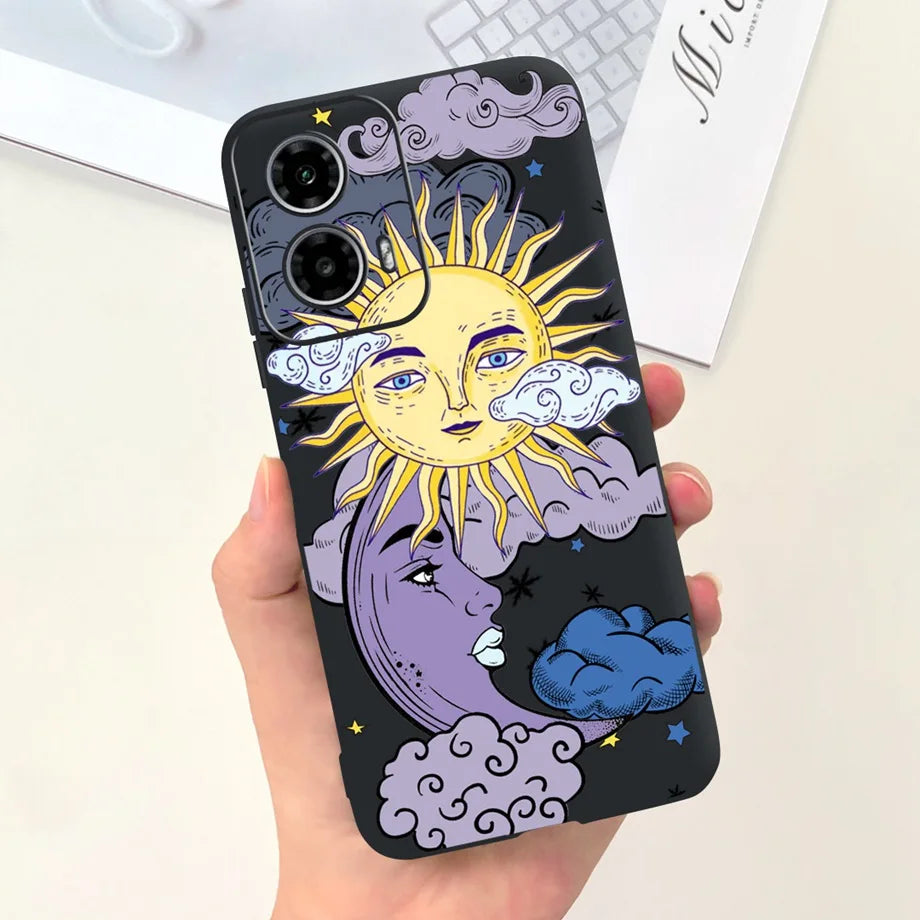 For Motorola Moto G34 / G24 / G04 / G24 Power Phone Case Soft Matte Silicone Cartoon Animal Fashion Bumper For Motorola G24 G04