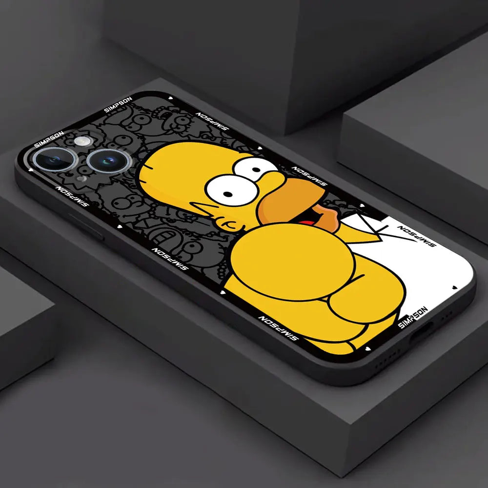 Comic Disney Simpsons Phone Case for Motorola Moto Edge 40 Pro One Fusion Plus Edge 20 Pro G9 Plus Edge 30 Neo G200 5G Cover