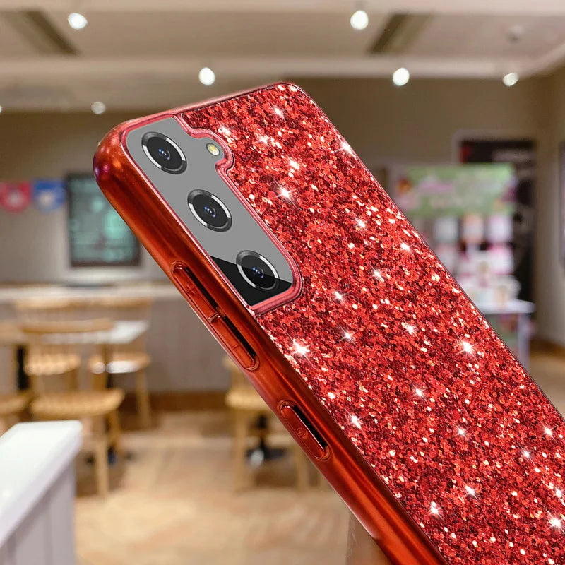 Luxury Glitter Diamond Case For Samsung A54 A52 A53 S23 S22 Ultra S21 FE S20 Plus S23 S22 A73 A33 A13 A52S A14 5G A71 Phone Case