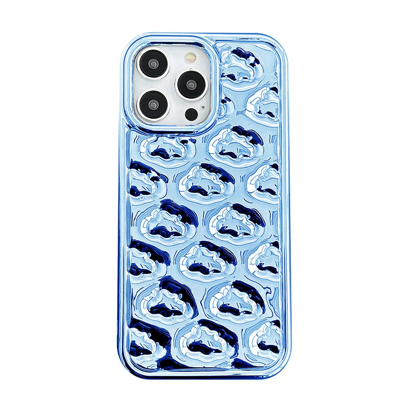 Cute 3D Clouds Soft Silicone Case For iPhone 15 Pro Max 11 12 13 14 Pro Max XS XR X 7 8 Plus Shockproof Protective Cover