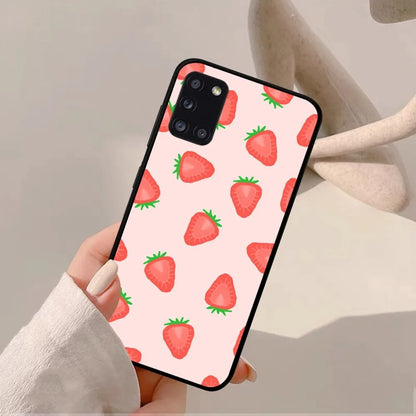 Strawberrie fruit Phone Case For Samsung A 13 21 30 31 32 51 52 53 70 for Huawei Honor 50 60 70 for OPPO vivo