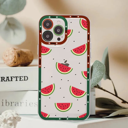 Watermelon fruit Phone Case For Samsung S 20 S 21 S 22 S 23 lite plus ultra Mobile Cover