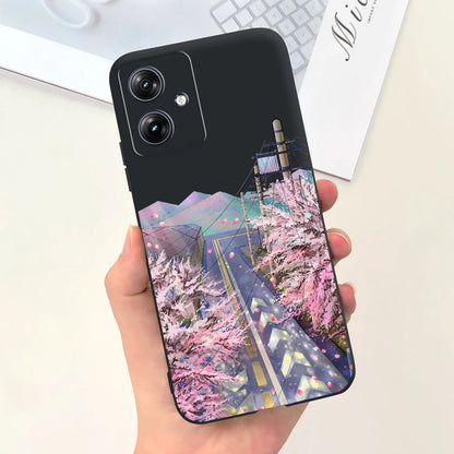 For Motorola Moto G54 Case MotoG84 XT2347 Cute Fashion Cartoon Cover Soft Silicone Phone Case For Moto G84 G 54 84 MotoG54 Shell