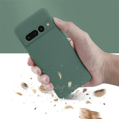 For Google Pixel 8 Pro Case Pixel 9 Pro XL Cover Liquid Silicone Rubber Protector TPU Case Pixel 8 Pro 8A 7A 7 6A 6 Pro Case