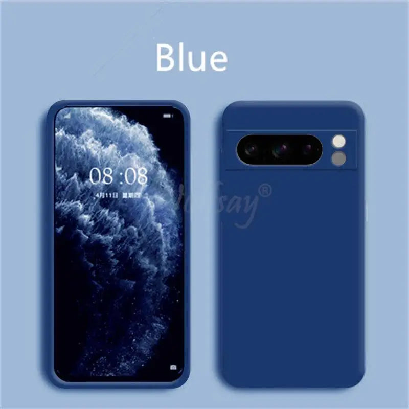 For Google Pixel 8 Pro Case Pixel 9 Pro XL Cover Liquid Silicone Rubber Protector TPU Case Pixel 8 Pro 8A 7A 7 6A 6 Pro Case