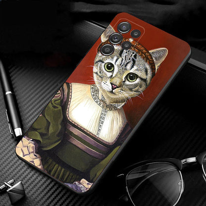 Van Gogh Art Cat Case Samsung Galaxy