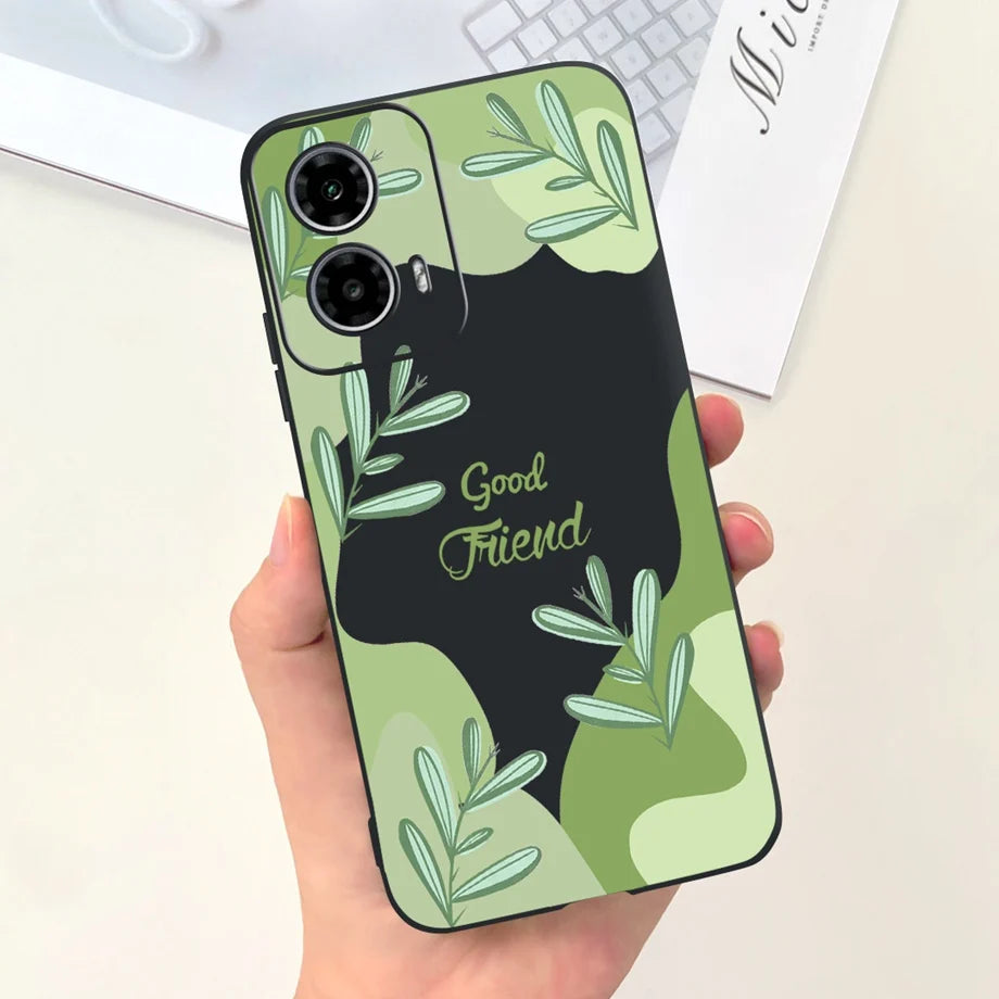 For Motorola Moto G34 / G24 / G04 / G24 Power Phone Case Soft Matte Silicone Cartoon Animal Fashion Bumper For Motorola G24 G04