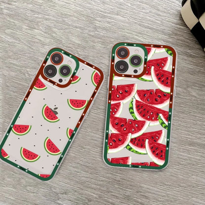 Watermelon fruit Phone Case For Samsung S 20 S 21 S 22 S 23 lite plus ultra Mobile Cover