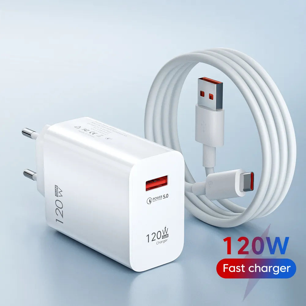 USB Charger Fast Charging QC3.0 USB C Cable Type C Cable Mobile Phone Charger For iPhone Huawei Samsung Xiaomi Quick Charge