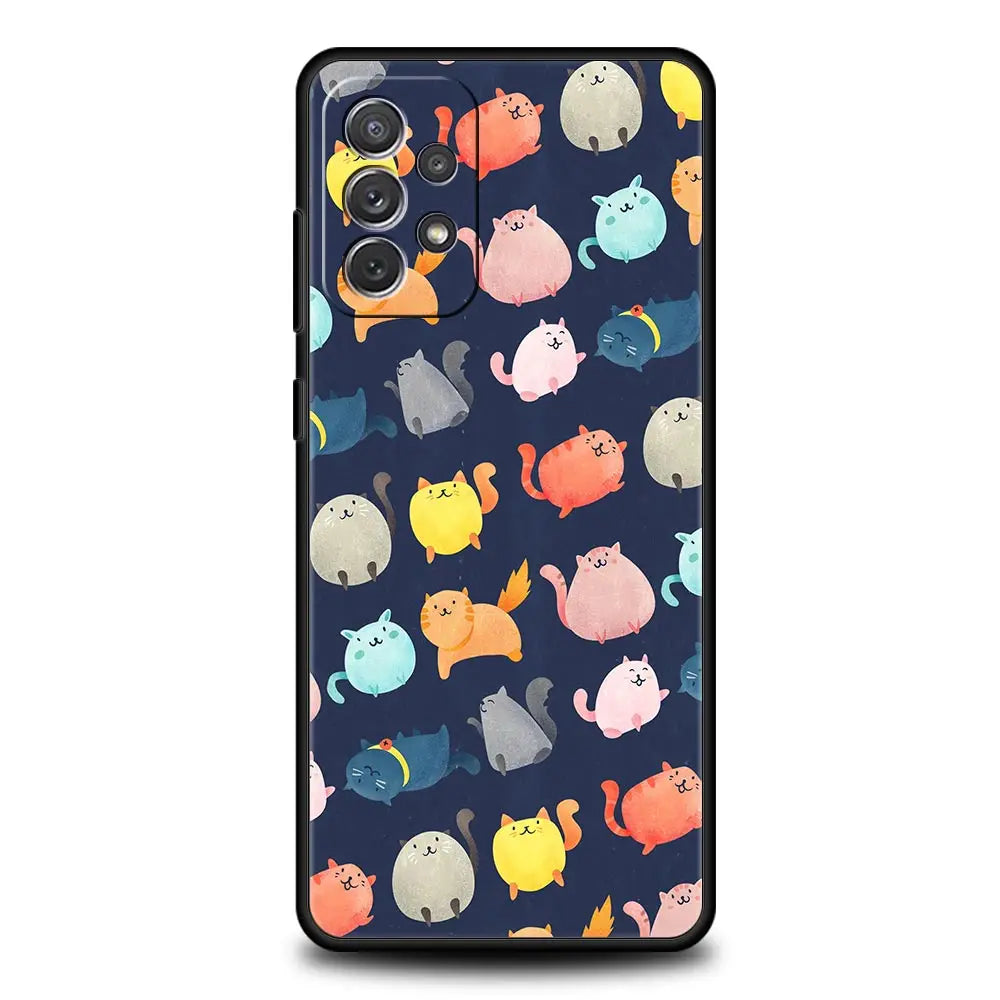 Cartoon Cats Phone Case Samsung