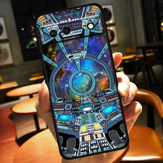 Star Wars Weapon Robot Cool Shockproof Cover For Google Pixel 7 6 6A 5 4 5A 4A XL 5G Pro TPU Soft Silicone Soft Black Phone Case