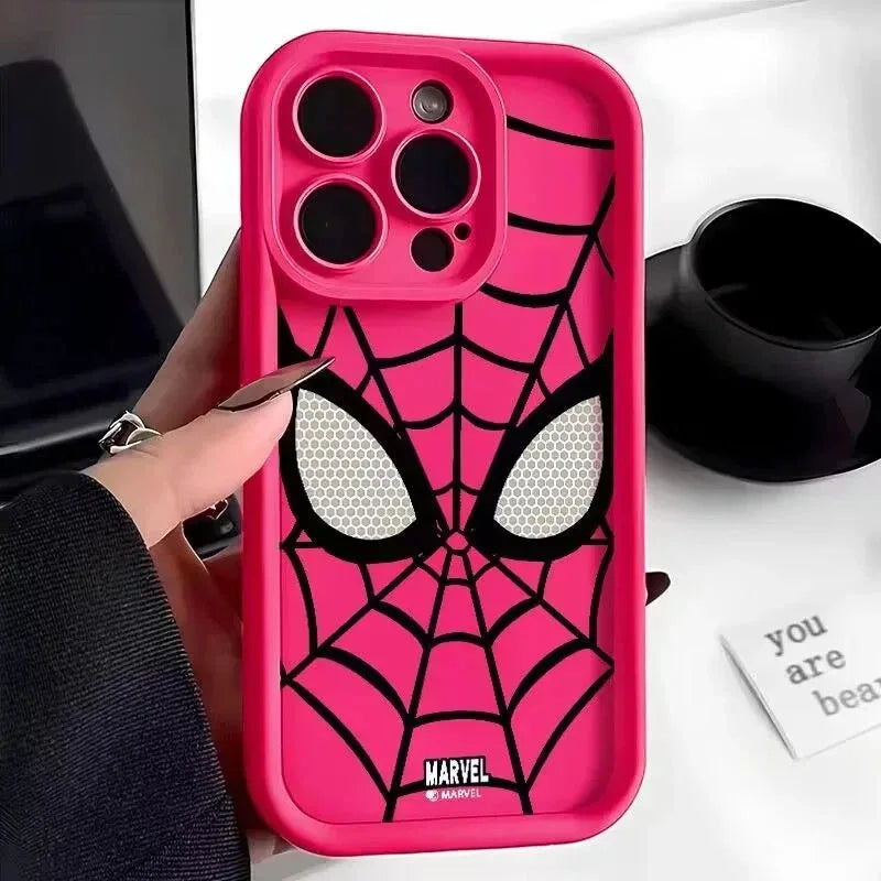 Anime Spider Man Soft Phone Case For Samsung Galaxy S24 S23 Ultra S22 S21 Plus S20 FE A12 A32 A52 A52S A23 A33 A53 A14 A34 A54