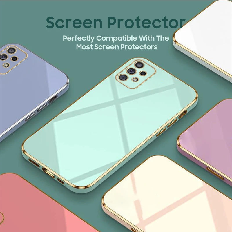 Luxury Glossy Plated Phone Case for Samsung