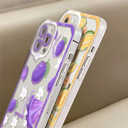 Summer Fruit Phone Case For Samsung Galaxy A42 A33 A32 5G A32 A21 A30 A20 A23 A22 A22 5G Watermelon Grape Shockproof Clear Cover