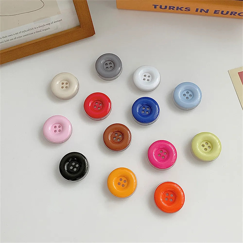 Korean Cute 3D Candy Buttons Bracket Phone Grip Tok Griptok Holder Ring For iPhone 14 Pro Accessories Phone Stand Holder Bracket