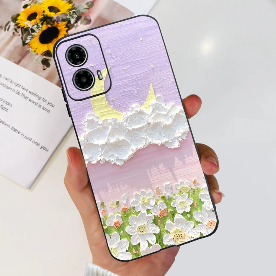 For Motorola Moto G24 G34 Case New Fashion Painted Cover Shockproof Soft TPU Phone Case For Moto G34 Moto G24 Motorola G24 Shell