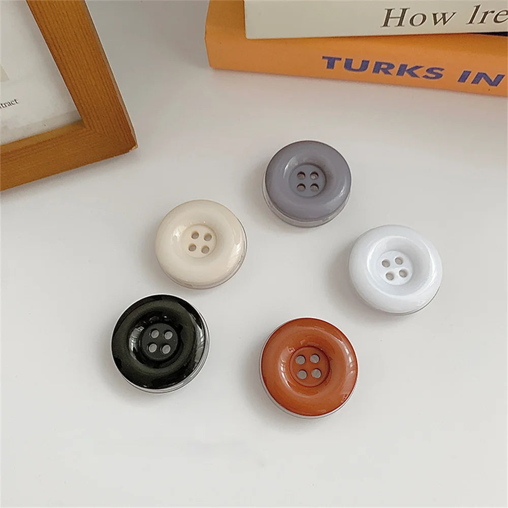 Korean Cute 3D Candy Buttons Bracket Phone Grip Tok Griptok Holder Ring For iPhone 14 Pro Accessories Phone Stand Holder Bracket