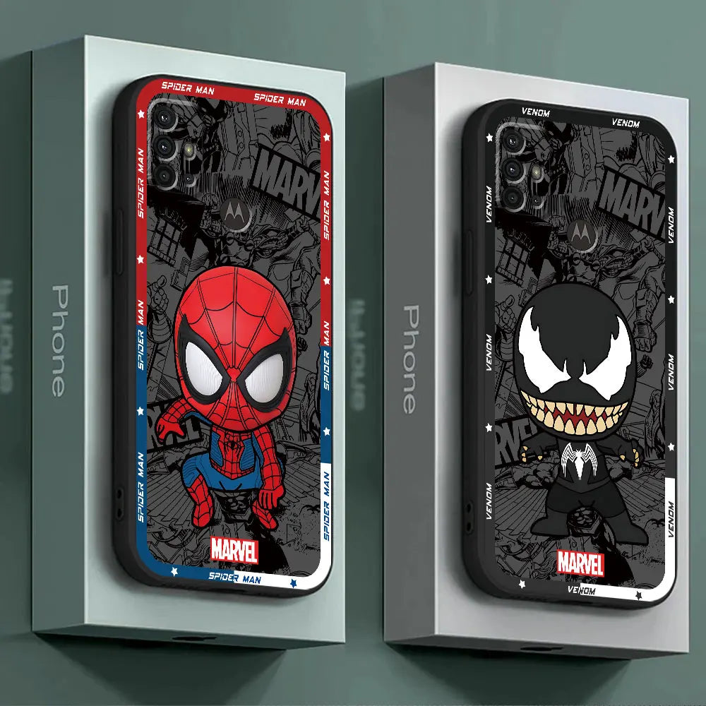 Marvel spiderman Cover Phone Case for Motorola Moto G51 G50 G30 G31 G53 G32 G22 Edge 20 Lite G52 Edge 40 30 Neo G71 5G G72 G60s