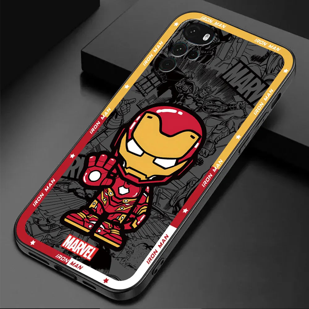 Marvel spiderman Cover Phone Case for Motorola Moto G51 G50 G30 G31 G53 G32 G22 Edge 20 Lite G52 Edge 40 30 Neo G71 5G G72 G60s