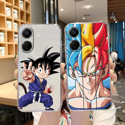 Anime Silicone Case For Xiaomi Redmi 13C 13 C Capa Fundas Soft Bags Transparent Clear Dragons-Balls Son-Gokus Silicone TPU Cover