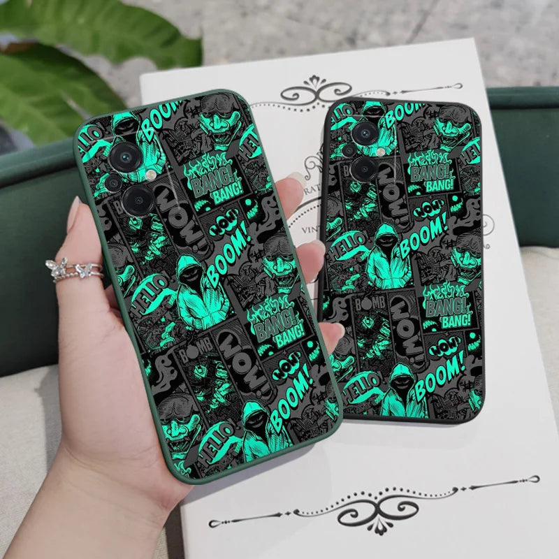 Middle Finger Bats Phone Case For Xiaomi Poco M5 M5S F5 X5 F4 X4 M4 F3 M3 X3 F2 Pro X2 C40 4G 5G GT NFC Silicone Cover