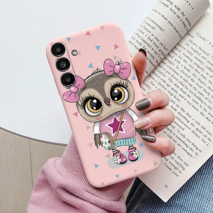 Case For Samsung Galaxy A54 5G Cute Heart Flower Back Cover Soft Silicone Matte Protective Funda For Samsung A 54 GalaxyA54 Bags