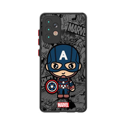 Cartoon Marvel Groot Spiderman Phone Case for Samsung Galaxy A71 A12 A22 A13 A33 A53 A73 A51 A31 A11 A14 A21s A72 A32 Cover