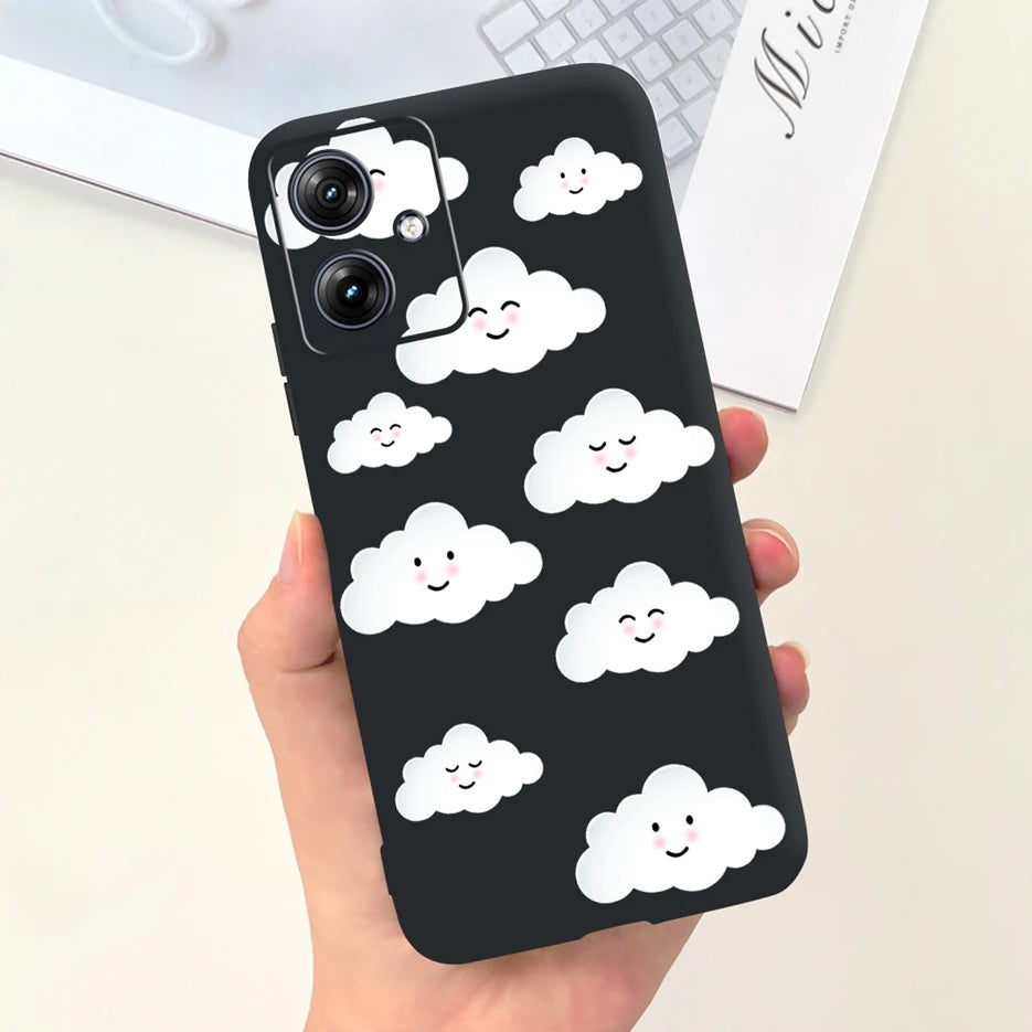 For Motorola Moto G54 Case MotoG84 XT2347 Cute Fashion Cartoon Cover Soft Silicone Phone Case For Moto G84 G 54 84 MotoG54 Shell