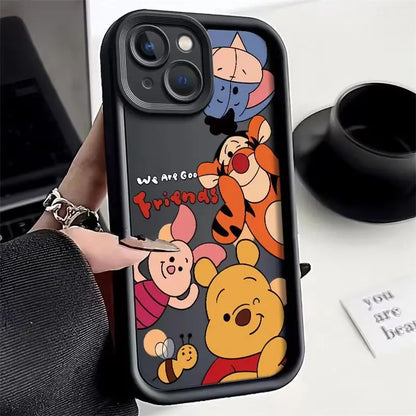 Cartoon Winnie Bear Painting Phone Case For Motorola Moto G54 G14 G9 Play G22 G30 G20 G10 E22 E22i Cover