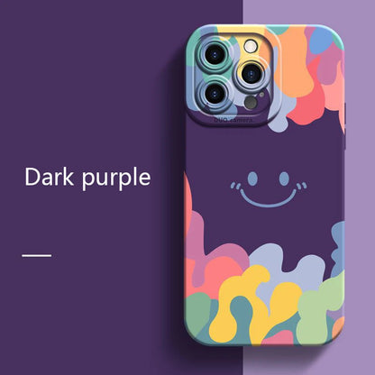 Luxury ice cream Smile Face Case For Samsung S24 S22 Ultra S23 Plus S21 S20 FE A32 A72 A73 A33 A13 A53 A52 A34 A14 A54 5G Cover