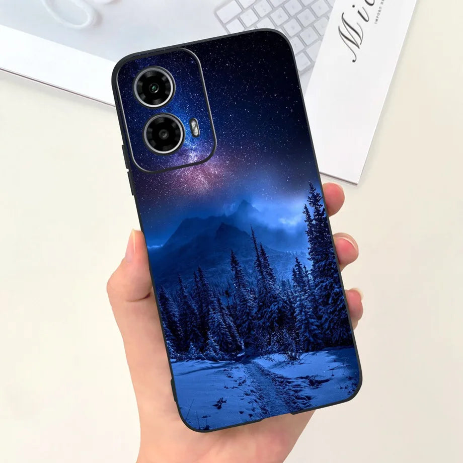 For Motorola Moto G34 / G24 / G04 / G24 Power Phone Case Soft Matte Silicone Cartoon Animal Fashion Bumper For Motorola G24 G04