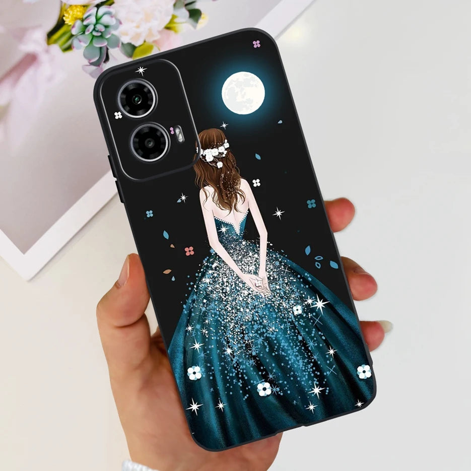 For Motorola Moto G24 G34 Case New Fashion Painted Cover Shockproof Soft TPU Phone Case For Moto G34 Moto G24 Motorola G24 Shell