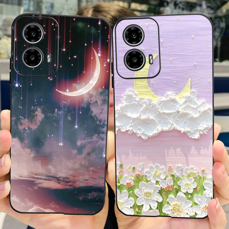 For Motorola Moto G24 G34 Case New Fashion Painted Cover Shockproof Soft TPU Phone Case For Moto G34 Moto G24 Motorola G24 Shell